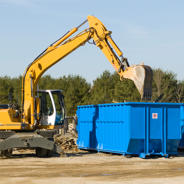 are there any restrictions on where a residential dumpster can be placed in Creal Springs IL